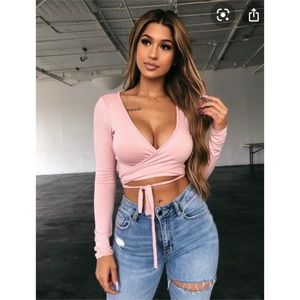 Light Pink Crop Top 💕